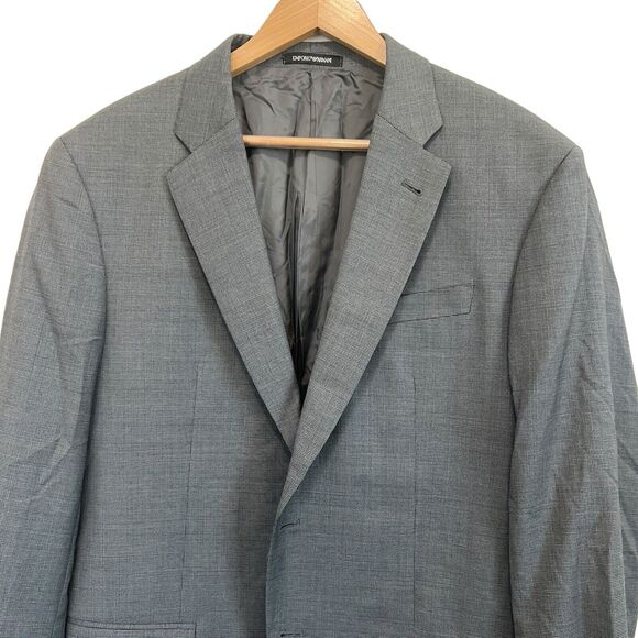 Emporio Armani G Line Deco Super 150’s Jacket Size 54 - Picture 4 of 14